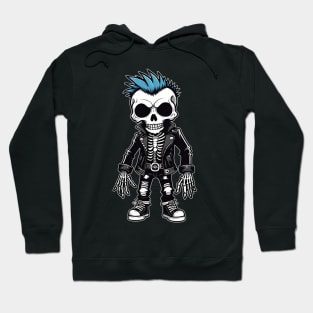 Punk Rock Skeleton 1 Hoodie